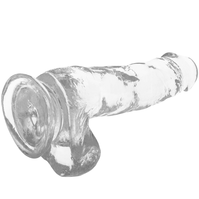X RAY - ARNÉS + DILDO REALISTA TRANSPARENTE 18.5 CM -O- 3.8 CM