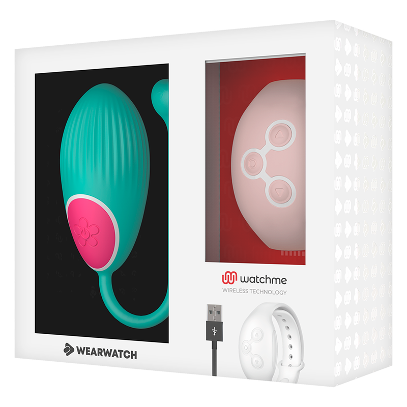 WEARWATCH - HUEVO CONTROL REMOTO TECHNOLOGY WATCHME AGUA MARINA / ROSA