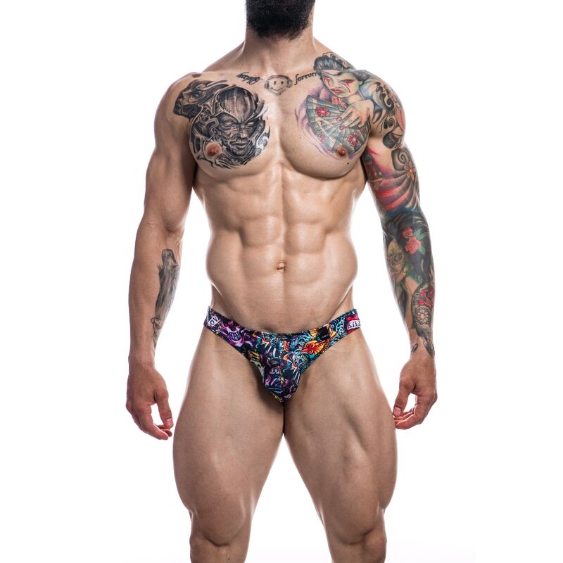 CUT4MEN - CALZONCILLO CORTE BAJO AZUL ESCAY S