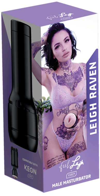 KIIROO - PACK KEON + FEEL LEIGH RAVEN + LUBRICANTE AQUA QUALITY 50 ML