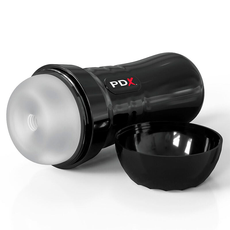 PDX EXTREME - SLIDE & GLIDE MASTURBADOR AUTOLUBRICANTE TRANSPARENTE
